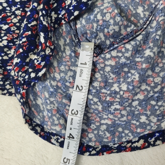 U.S Polo Assn Shorts Romper One Piece. Size Medium. Blue, Red & White. - Picture 13 of 13